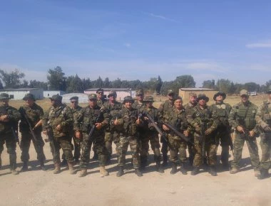 «Φωτιά και ατσάλι»:Η εντυπωσιακή επίδειξη ισχύος από τους Εθνοφύλακες στο Κιλκίς (φώτο)
